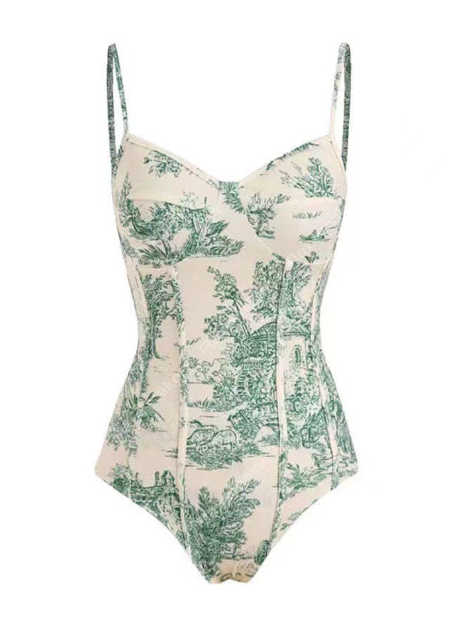 Womens Swimwear Bowknot Women Vintage with Skirt Swimsuit Bikini Dress Cover Up Female Beach Bathing Suit Wear Beachwear 230620