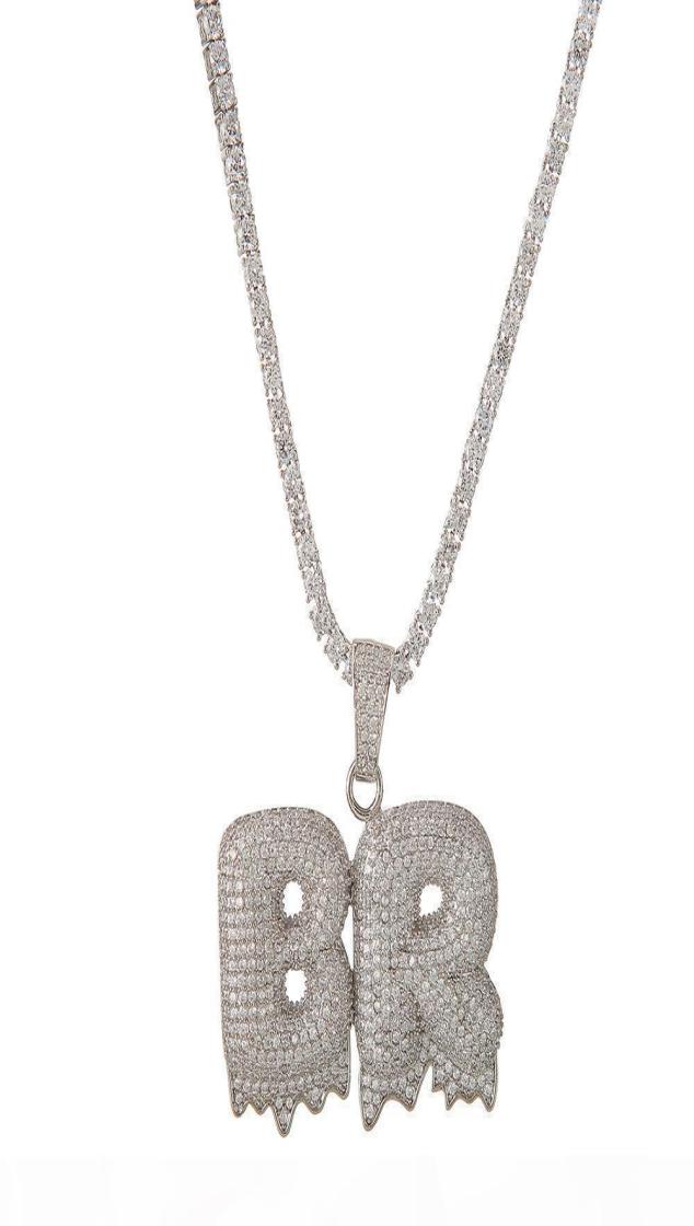 AZ No Custom Name Bubble Letters Necklace Pendant Charm For Men Women Gold Silver Color Cubic Zirconia with Rope Chain2551133
AZ No Custom Name Bubble Letters Necklace Pendant Charm For Men Women Gold Silver Color Cubic Zirconia with Rope Chain2551133