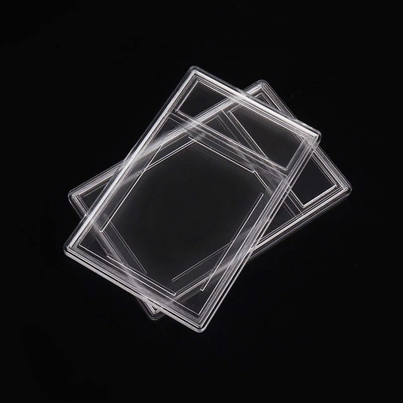 Stamp Display Protection Collection Case Box Small card 47x63mm Postage Stamp Acrylic Holder Wholesale