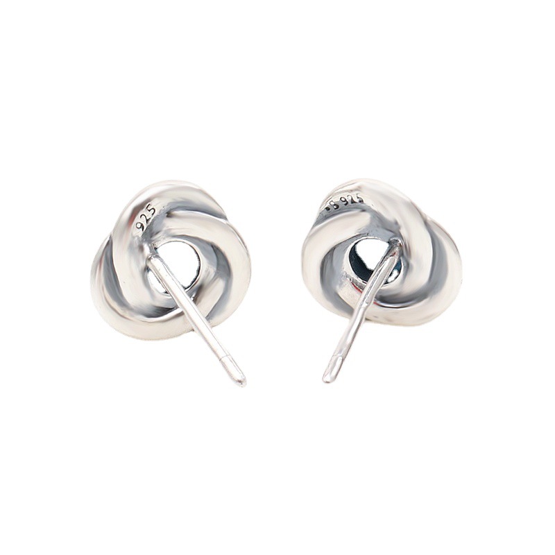 Sterling Silver Lesbian Heart Earrings with Cubic Zirconia for Women - Festive Design Ideal for Birthdays & Parties