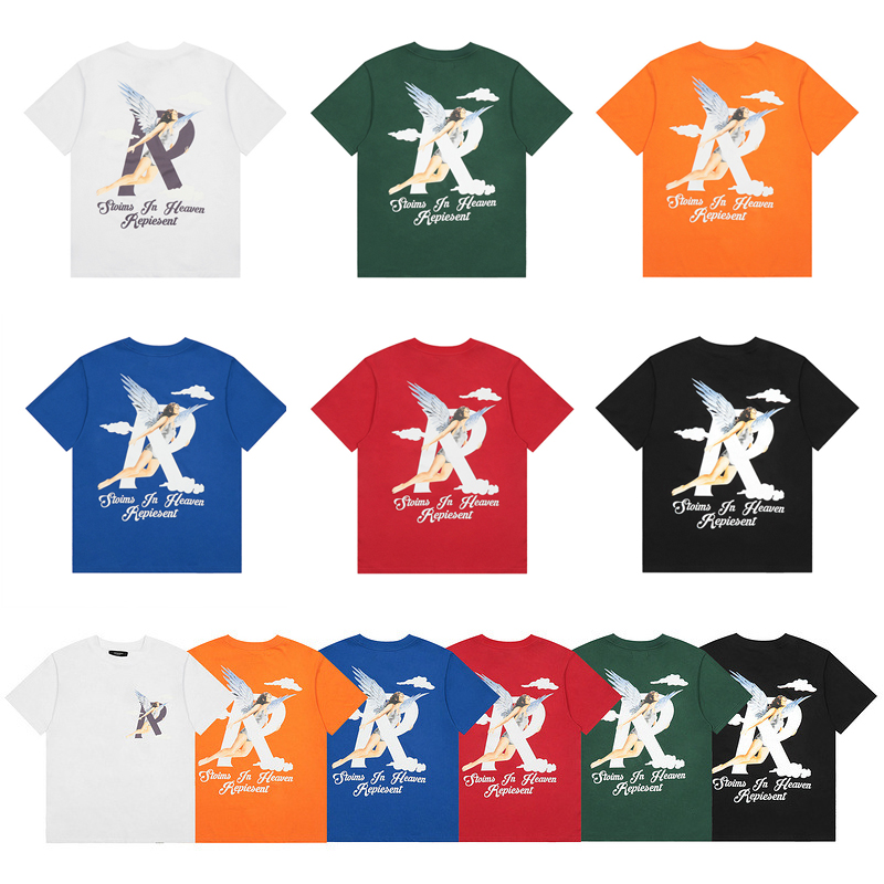 mens represents vintage t shirts designer high street angels R printed polo shirts womens summer graphic tees, Orange
mens represents vintage t shirts designer high street angels R printed polo shirts womens summer graphic tees, Orange