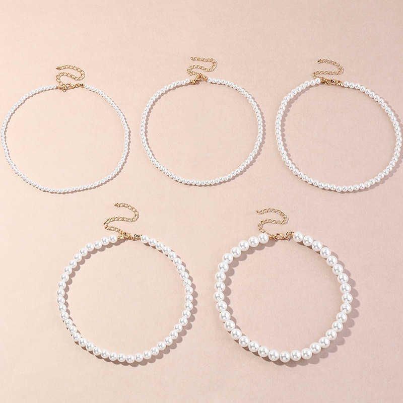Beaded Necklaces Vintage Imitation Pearl Choker Chain Goth Collar for Women Fashion Charm Party Wedding Jewelry Gift Accessories Bijoux 230613
Beaded Necklaces Vintage Imitation Pearl Choker Chain Goth Collar for Women Fashion Charm Party Wedding Jewelry Gift Accessories Bijoux 230613