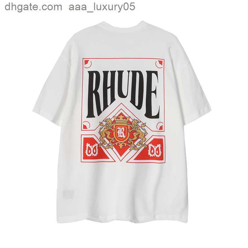 Designer Fashion Clothing Tees TShirts Rhude Red Ten Thousand Color Matching Printed Pure Cotton T-shirt Summer Cool Loose Half Sleeve Women's T-shirt Cotton, White
Designer Fashion Clothing Tees TShirts Rhude Red Ten Thousand Color Matching Printed Pure Cotton T-shirt Summer Cool Loose Half Sleeve Women's T-shirt Cotton, White