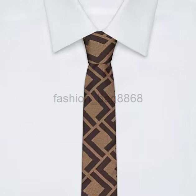 Men's Letter Tie Silk Necktie black blue Jacquard Party Wedding Business Woven Fashion Design