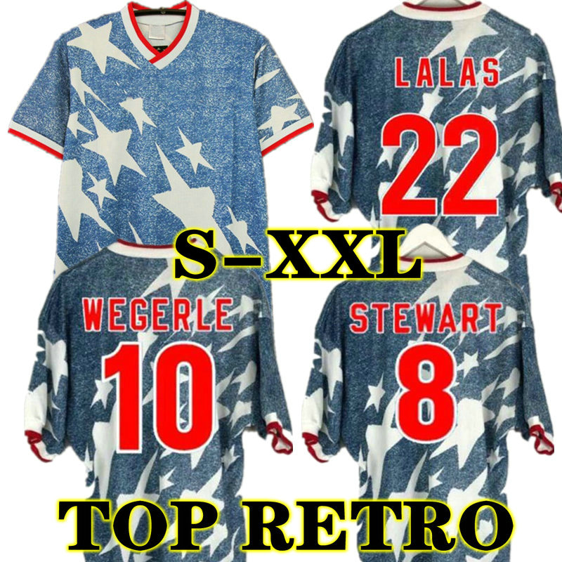 THE 1994 USA classic Away Shirt retro soccer jerseys Wegerle Lalas Ramos Balboa 94 classic football shirts, 1994 away
THE 1994 USA classic Away Shirt retro soccer jerseys Wegerle Lalas Ramos Balboa 94 classic football shirts, 1994 away