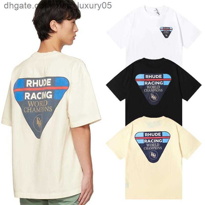 Designer Fashion Clothing Tees Hip hop TShirts Rhude Race Trend brand World Champion Commemorative Men's Women's Summer Couple Loose Cotton t Loose Streetwear, White
Designer Fashion Clothing Tees Hip hop TShirts Rhude Race Trend brand World Champion Commemorative Men's Women's Summer Couple Loose Cotton t Loose Streetwear, White