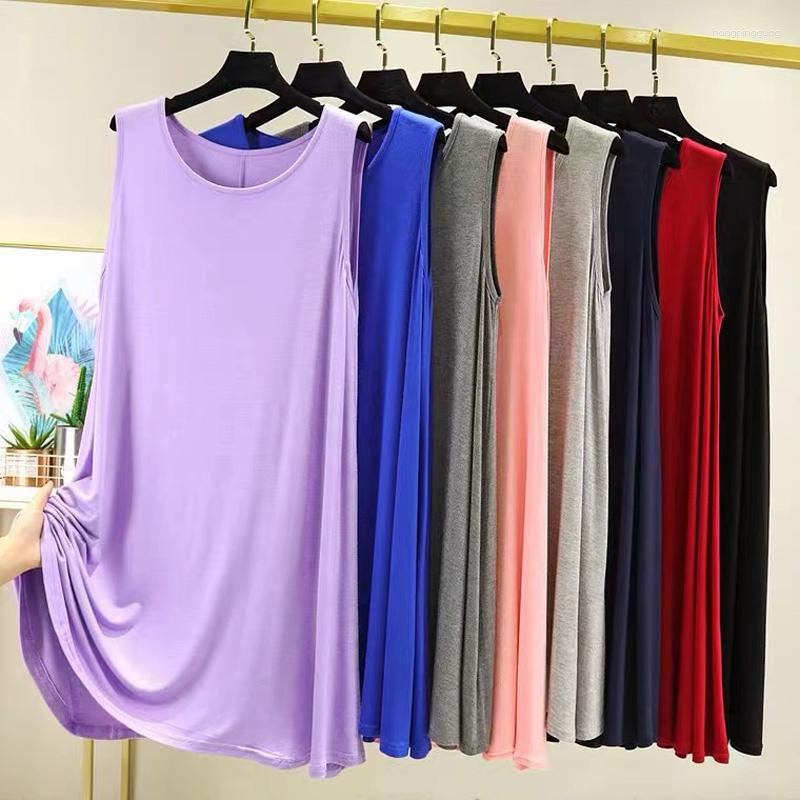 Casual Dresses Solid Color Modal Sleeveless Dress Summer Fashion Women's Round Neck Loose And Comfortable Slim Mid-length, Royal blue
Casual Dresses Solid Color Modal Sleeveless Dress Summer Fashion Women's Round Neck Loose And Comfortable Slim Mid-length, Royal blue