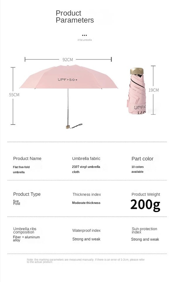 Umbrellas Mini Pocket Rain Umbrella Sun Shade Women UV Capsule business umbrella it 230621