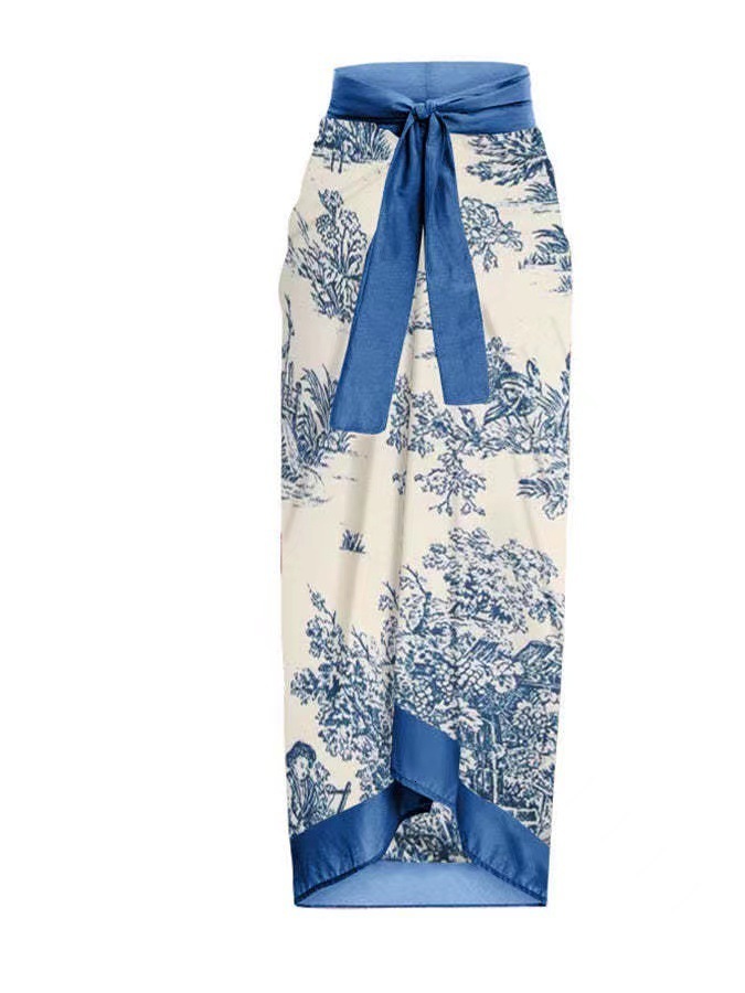 Womens Swimwear Bowknot Women Vintage with Skirt Swimsuit Bikini Dress Cover Up Female Beach Bathing Suit Wear Beachwear 230620