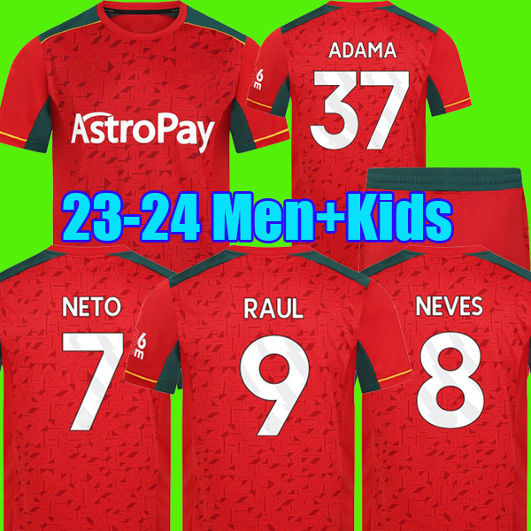 Wolves 23 24 away Soccer Jerseys RAUL SEMEDO NETO NEVES TRINCAO Wanderers J OTTO PODENCE GIBBS HEE CHAN Wolverhampton 2023 2024 red Football Shirts Men Kids Kit
Wolves 23 24 away Soccer Jerseys RAUL SEMEDO NETO NEVES TRINCAO Wanderers J OTTO PODENCE GIBBS HEE CHAN Wolverhampton 2023 2024 red Football Shirts Men Kids Kit