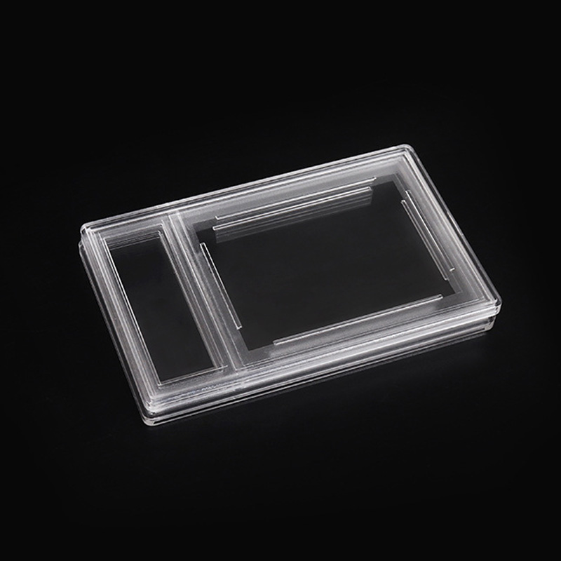Stamp Display Protection Collection Case Box Small card 47x63mm Postage Stamp Acrylic Holder Wholesale