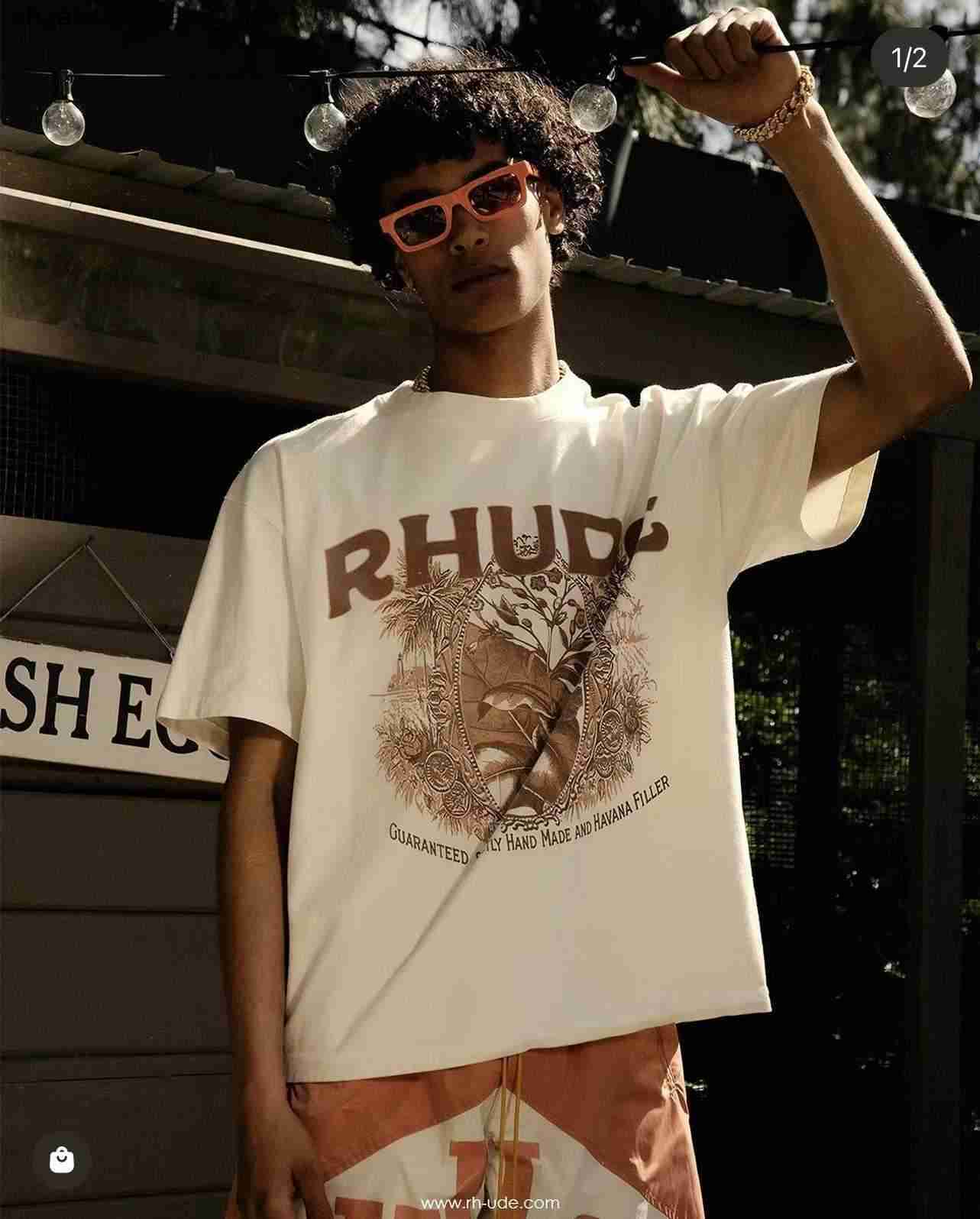 Designer Fashion Clothing Tees TShirts Rhude Summer Flower Print Short Sleeve American High Street Small Trend Brand Men's Women's Loose T-shirt Tops Streetwear, White
Designer Fashion Clothing Tees TShirts Rhude Summer Flower Print Short Sleeve American High Street Small Trend Brand Men's Women's Loose T-shirt Tops Streetwear, White