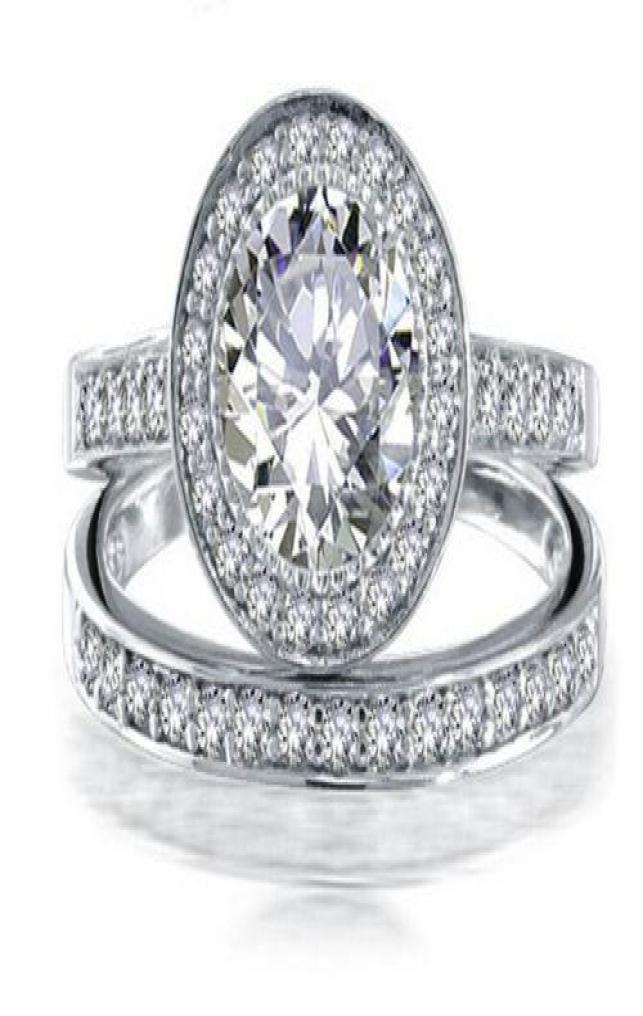 Whole fine New Three Stone Rings round cut jewelry 10kt white gold filled topaz simulated diamond women Wedding Ring set gift 6545007
Whole fine New Three Stone Rings round cut jewelry 10kt white gold filled topaz simulated diamond women Wedding Ring set gift 6545007