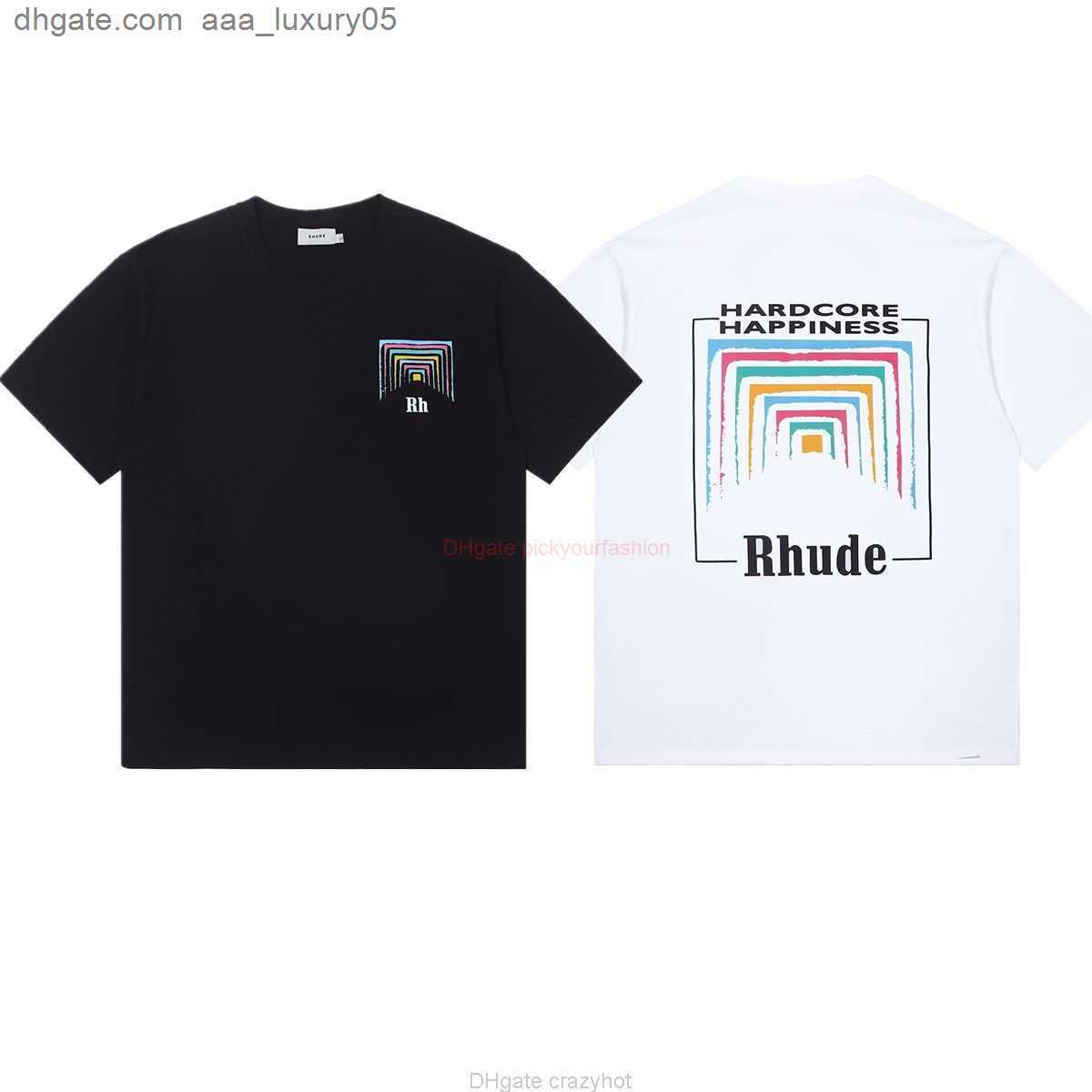Designer Fashion Clothing Tees Tshirt Summer New Fashion Rhude Short Sleeve Cigarette Box Square Colorful Tunnel Print Loose Relaxed Versatile Tshirt Cotton Stree, White
Designer Fashion Clothing Tees Tshirt Summer New Fashion Rhude Short Sleeve Cigarette Box Square Colorful Tunnel Print Loose Relaxed Versatile Tshirt Cotton Stree, White