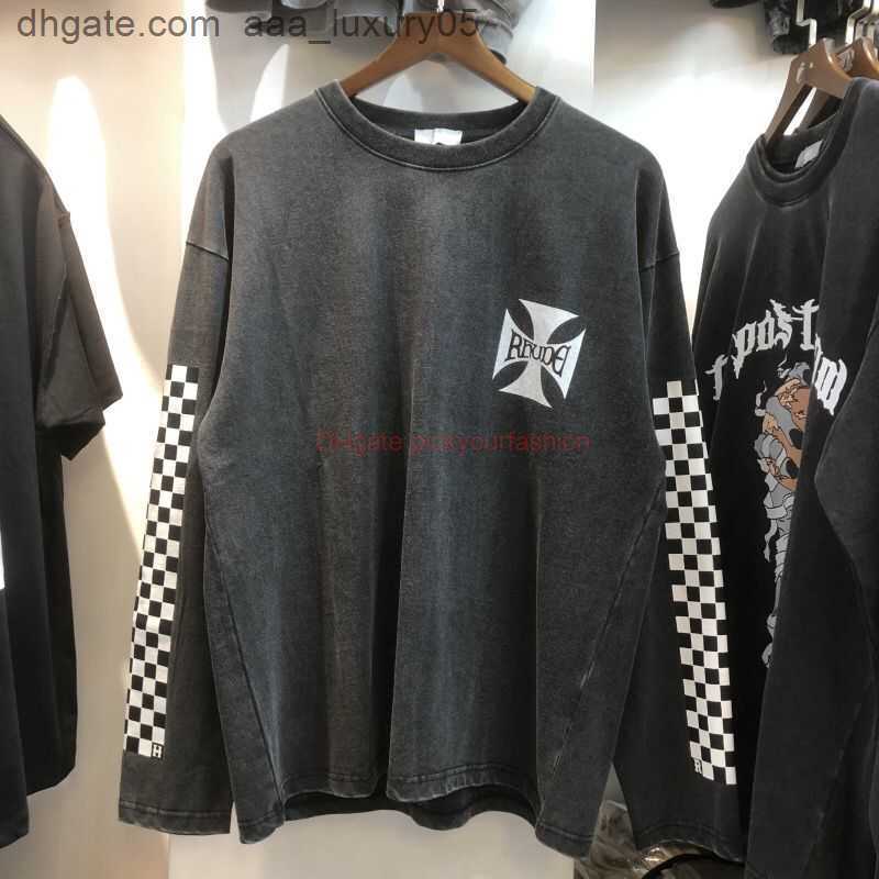 Designer Fashion Clothing Tees Tshirt 2023 Fashion Brand Rhude kanyes Same Wash Old Loose Mens Personalized Hip Hop Round Neck Long Sleeve Tshirt Cotton Streetwear T, Black
Designer Fashion Clothing Tees Tshirt 2023 Fashion Brand Rhude kanyes Same Wash Old Loose Mens Personalized Hip Hop Round Neck Long Sleeve Tshirt Cotton Streetwear T, Black