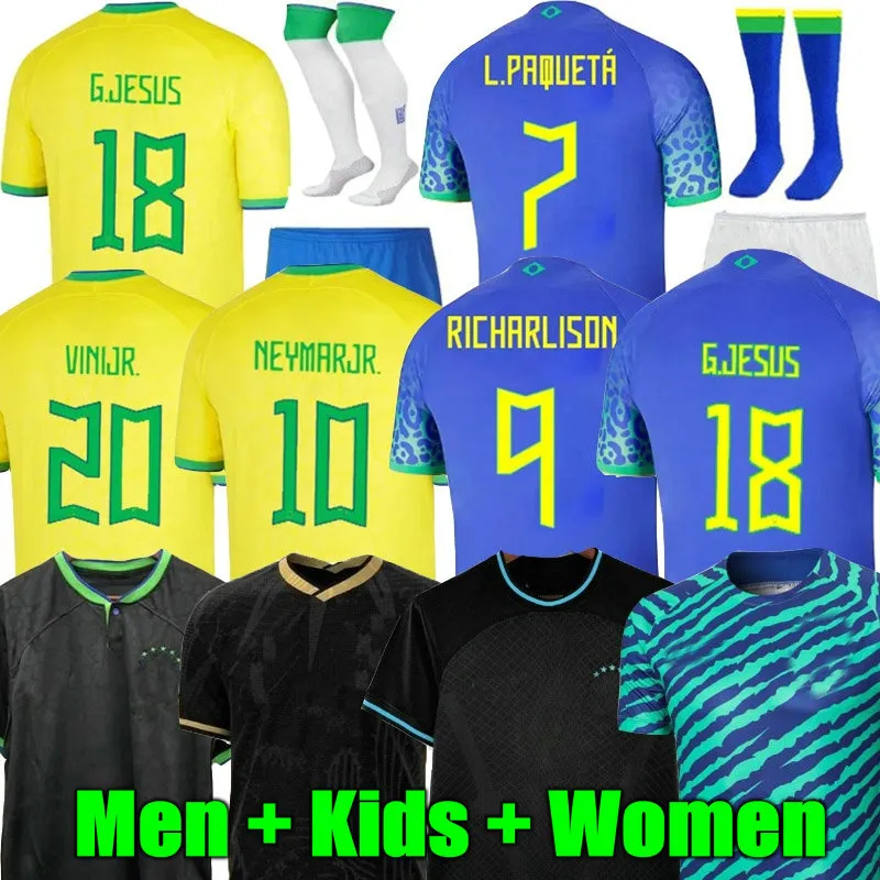 2022 NEYMARJR BRAZIL Soccer Jerseys Camiseta De Futbol PAQUETA VINI JR RAPHINHA Football Shirt Maillots MARQUINHOS SILVA Brasil RICHARLISON MEN WOMAN KIDS, Gk
2022 NEYMARJR BRAZIL Soccer Jerseys Camiseta De Futbol PAQUETA VINI JR RAPHINHA Football Shirt Maillots MARQUINHOS SILVA Brasil RICHARLISON MEN WOMAN KIDS, Gk