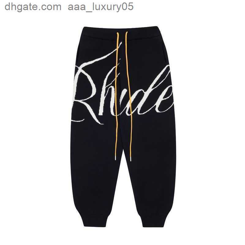 Designer Clothing Casual Pant RHUDE Knitted Embossed Letter High Street Drawstring Feet Guard Pants Trend Brand Popular Loose Pants Men's Fashion Hip hop, Black
Designer Clothing Casual Pant RHUDE Knitted Embossed Letter High Street Drawstring Feet Guard Pants Trend Brand Popular Loose Pants Men's Fashion Hip hop, Black