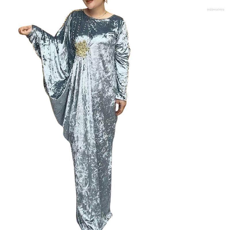 Ethnic Clothing Summer Elegant African Women Long Sleeve O-neck Solid Color Dress Dashiki Clothes Dresses For
Ethnic Clothing Summer Elegant African Women Long Sleeve O-neck Solid Color Dress Dashiki Clothes Dresses For