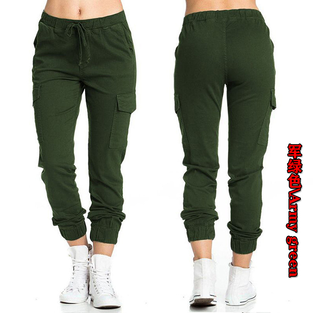 2022 New Solid Jogger Women's Cargo Pants Multi-Pocket Drawstring Elastic Waist Women Sports Pants Streetwear Casual Long, Style7
2022 New Solid Jogger Women's Cargo Pants Multi-Pocket Drawstring Elastic Waist Women Sports Pants Streetwear Casual Long, Style7