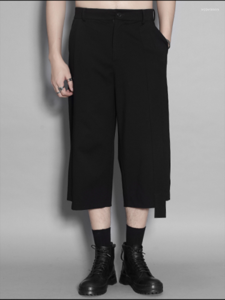 Men' Pants Men' Men' Casual Spring And Autumn Pure Color Simple Fashion Loose Irregular Leggings Seven Wide Leg, Black
Men' Pants Men' Men' Casual Spring And Autumn Pure Color Simple Fashion Loose Irregular Leggings Seven Wide Leg, Black