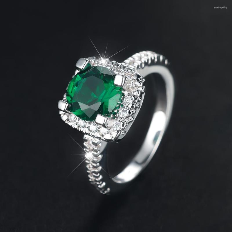 Wedding Rings Vintage Female Round Green Stone For Women Silver Color Zircon Bands Bridal Promise Engagement Ring Mother Jewelry
Wedding Rings Vintage Female Round Green Stone For Women Silver Color Zircon Bands Bridal Promise Engagement Ring Mother Jewelry