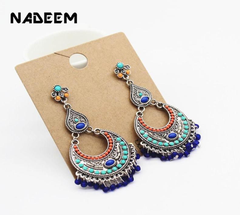 Antique Silver Color Boho Multi Color Beads Gypsy Tribal Drop Earrings for Women Vintage Beads Tassel Earring Jewelry2113613
Antique Silver Color Boho Multi Color Beads Gypsy Tribal Drop Earrings for Women Vintage Beads Tassel Earring Jewelry2113613