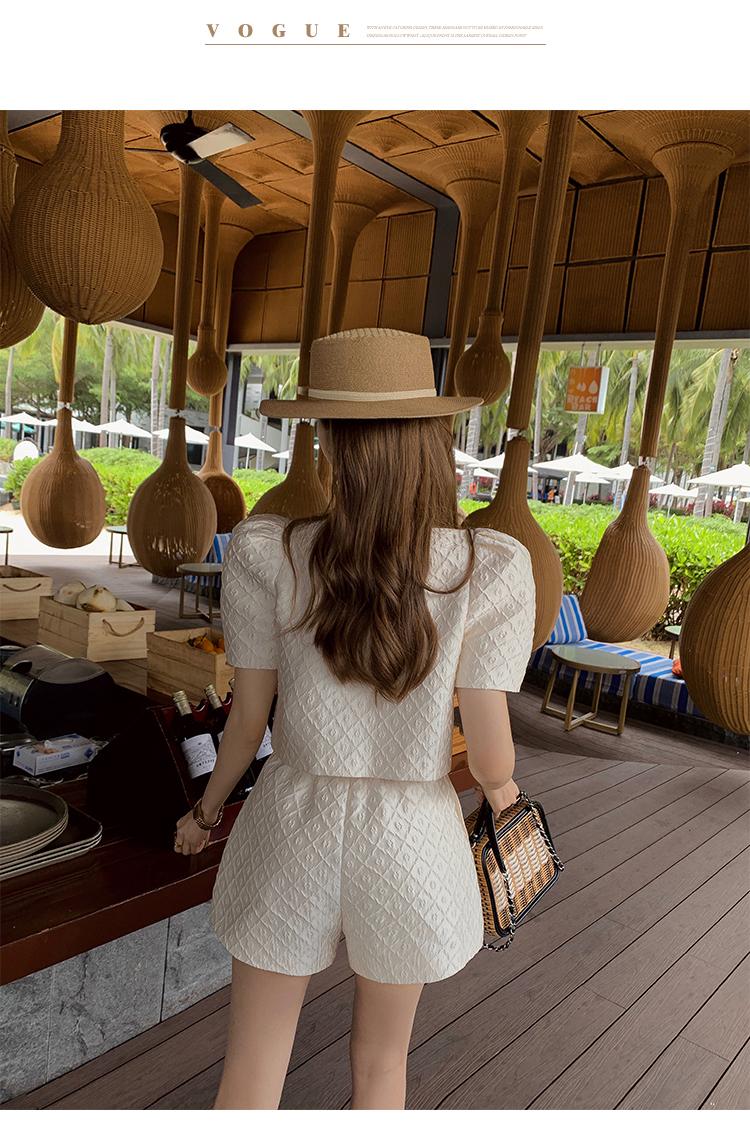 Two Piece Dress White Women's Ruffles 2 Piece Set Elegant Lady Elegant Pants Suits Summer Casual Belt Blazer Blouse Elastic Waist Shorts Outfits 