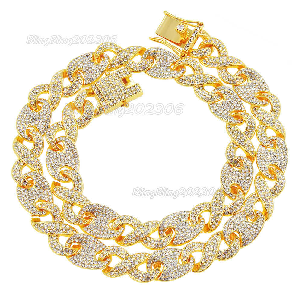 Hip Hop Full Diamond 8-word Buckle Pig Nose Buckle Creative Splicing CUBAN CHAIN NECKLACE Men's Personalized Punk Neck CHAIN Druzy Jewelry Locket Necklaces
Hip Hop Full Diamond 8-word Buckle Pig Nose Buckle Creative Splicing CUBAN CHAIN NECKLACE Men's Personalized Punk Neck CHAIN Druzy Jewelry Locket Necklaces