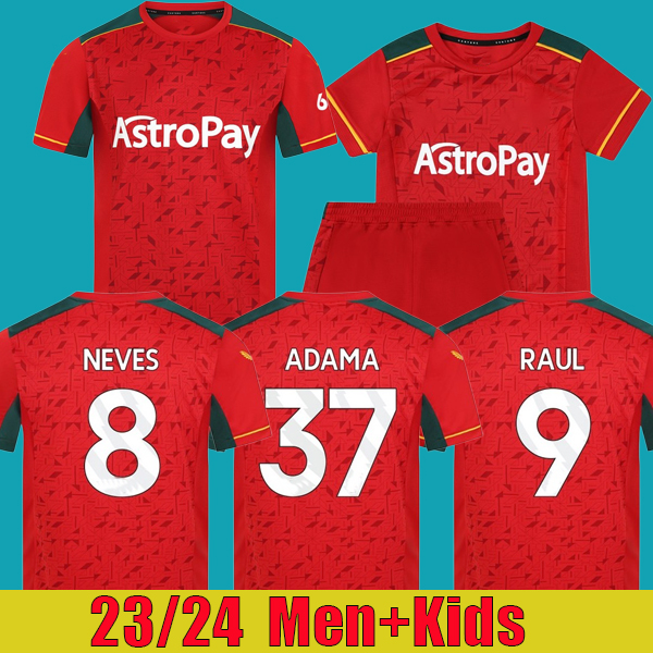 Wolves 23 24 away Soccer Jerseys RAUL ADAMA NETO NEVES TRINCAO Wanderers J OTTO PODENCE GIBBS HEE CHAN Wolverhampton 2023 2024 Football Shirts Men Kids Kit uniforms
Wolves 23 24 away Soccer Jerseys RAUL ADAMA NETO NEVES TRINCAO Wanderers J OTTO PODENCE GIBBS HEE CHAN Wolverhampton 2023 2024 Football Shirts Men Kids Kit uniforms