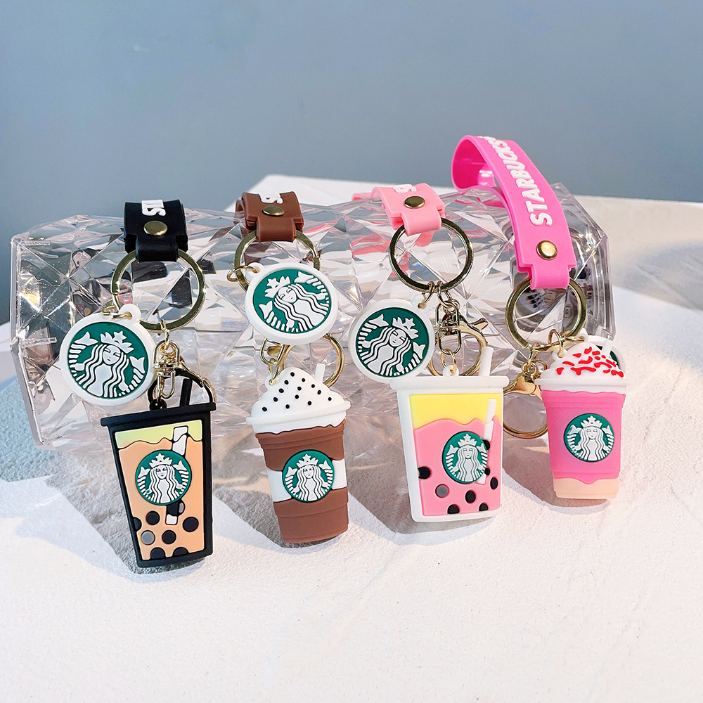 Starbucks cup keychains for woman Fashion creative coffee milk tea cup key chain designer boutique bag key chain ring hanging ornaments
Starbucks cup keychains for woman Fashion creative coffee milk tea cup key chain designer boutique bag key chain ring hanging ornaments