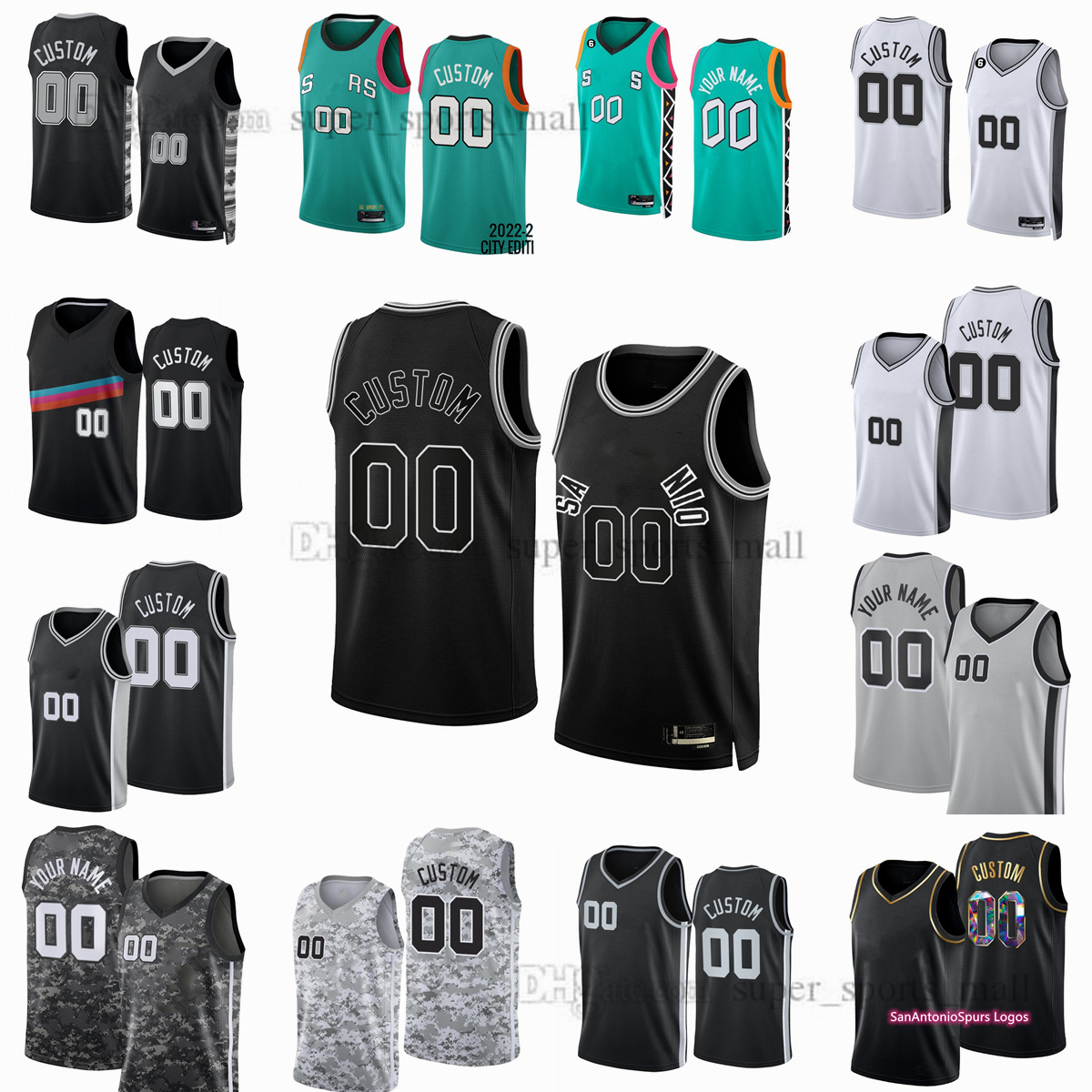 1 Victor Wembanyama 2023 Draft Pick First Printed Basketball Jerseys McDermott Graham Collins Birch Vassell Langford Johnson Jones Bates-Diop Johnson Wesley
1 Victor Wembanyama 2023 Draft Pick First Printed Basketball Jerseys McDermott Graham Collins Birch Vassell Langford Johnson Jones Bates-Diop Johnson Wesley