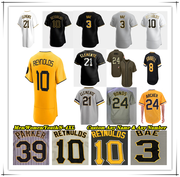 2023 City Connect Baseball Jersey Rodolfo Castro Tucupita Marcano Jason Delay Mitch Keller Rich Hill Johan Oviedo Willie Stargell Barry Bonds PIRATES Andy Van Slyke