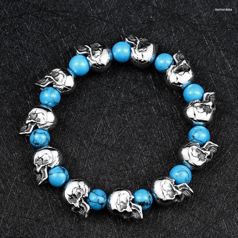 Charm Bracelets Megin D Vintage Punk Personality Kallaite Skull Titanium Steel For Men Women Couple Friend Fashion Design Gift JewelryCharm
Charm Bracelets Megin D Vintage Punk Personality Kallaite Skull Titanium Steel For Men Women Couple Friend Fashion Design Gift JewelryCharm
