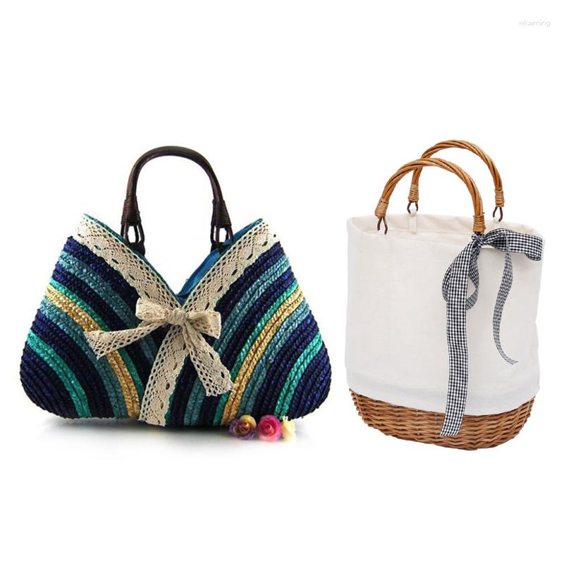 Shopping Bags 2 Pcs Bag:1 Casual Fashion Bow Rainbow Stripes Lace Bag Straw & 1 Waterproof Clutch Handbag Summer Beach Wicker, Picture shown
Shopping Bags 2 Pcs Bag:1 Casual Fashion Bow Rainbow Stripes Lace Bag Straw & 1 Waterproof Clutch Handbag Summer Beach Wicker, Picture shown