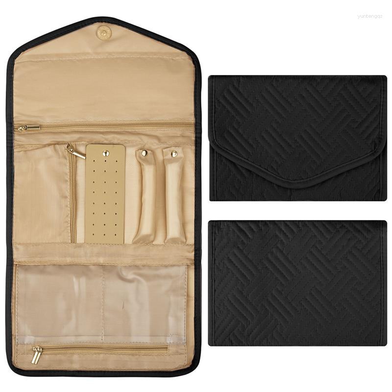 Jewelry Pouches Roll Foldable Case Travel Organizer Portable For Journey Earrings Rings Diamond Necklaces Brooches Storage Bag
Jewelry Pouches Roll Foldable Case Travel Organizer Portable For Journey Earrings Rings Diamond Necklaces Brooches Storage Bag
