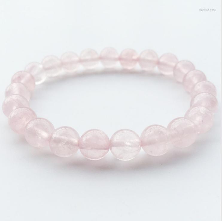 Charm Bracelets Exquisite Natural Pink Quartz Beaded Elastic Bracelet Ladies Jewelry Handmade Sweet Romantic Accessories Raym22
Charm Bracelets Exquisite Natural Pink Quartz Beaded Elastic Bracelet Ladies Jewelry Handmade Sweet Romantic Accessories Raym22