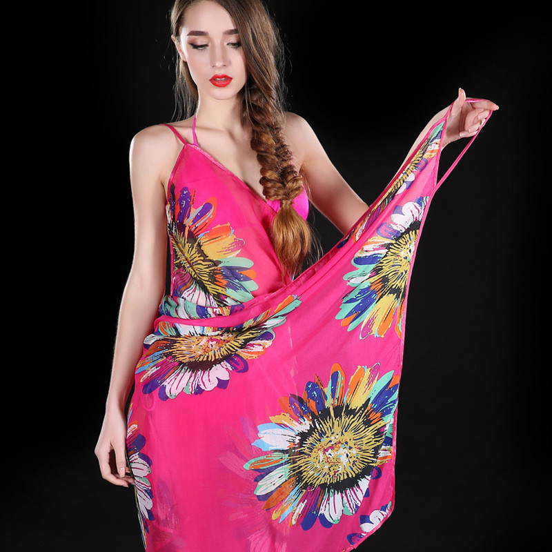 Summer Women Chiffon Bikini Cover Up Wrap Scarf Pareo Fashion Floral Swimwear Sarong Beachwear Hot Female Beach Cover Ups, Navy cover up
Summer Women Chiffon Bikini Cover Up Wrap Scarf Pareo Fashion Floral Swimwear Sarong Beachwear Hot Female Beach Cover Ups, Navy cover up