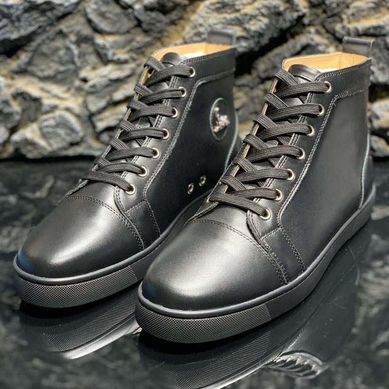 Men's shoes with rivet red soles high collar full nail casual board shoes men color matching trendy brand small white shoe, #27
Men's shoes with rivet red soles high collar full nail casual board shoes men color matching trendy brand small white shoe, #27