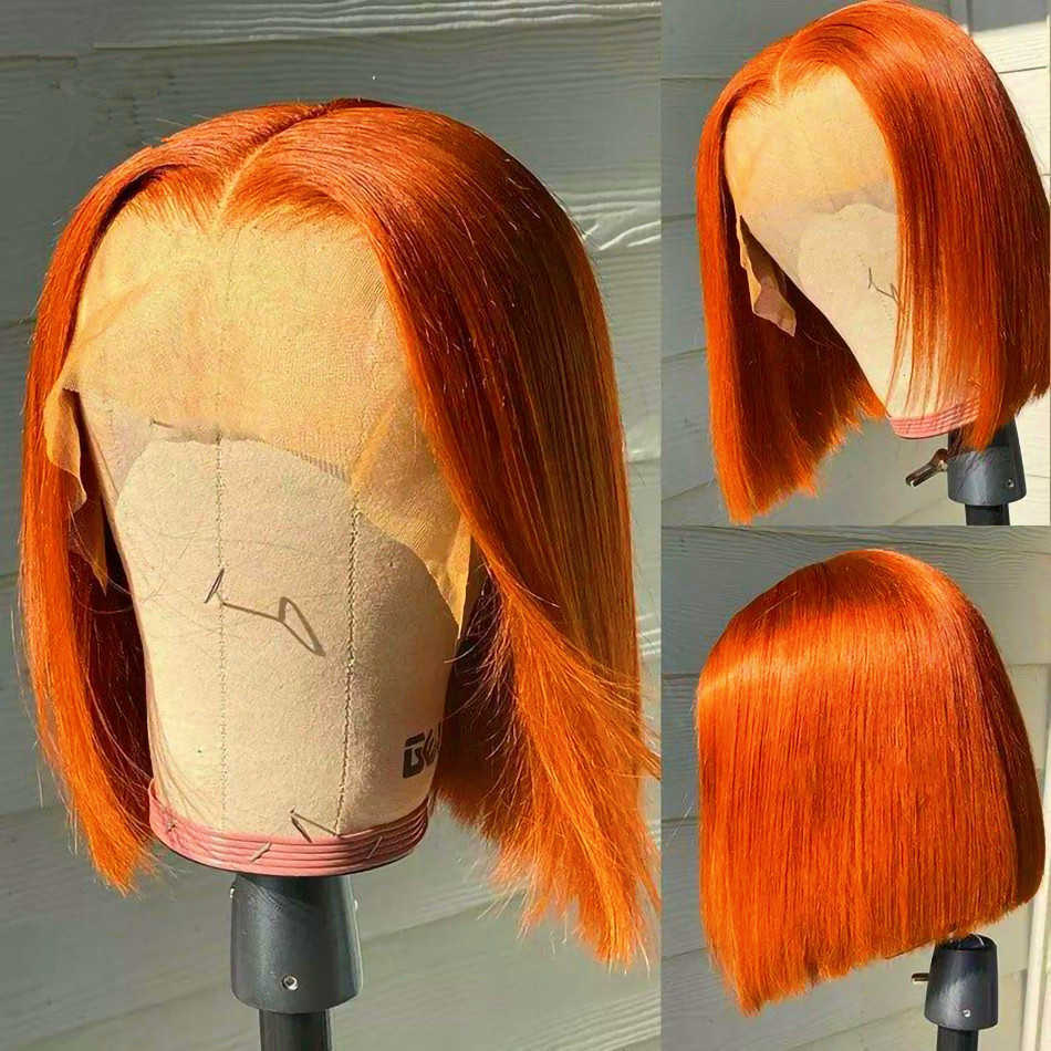 Synthetic Wigs Orange Ginger Straight Bob Wig 13x4 Transparent Lace Front Human Hair s for Women Highlight 230227, 4 27 highlight
Synthetic Wigs Orange Ginger Straight Bob Wig 13x4 Transparent Lace Front Human Hair s for Women Highlight 230227, 4 27 highlight