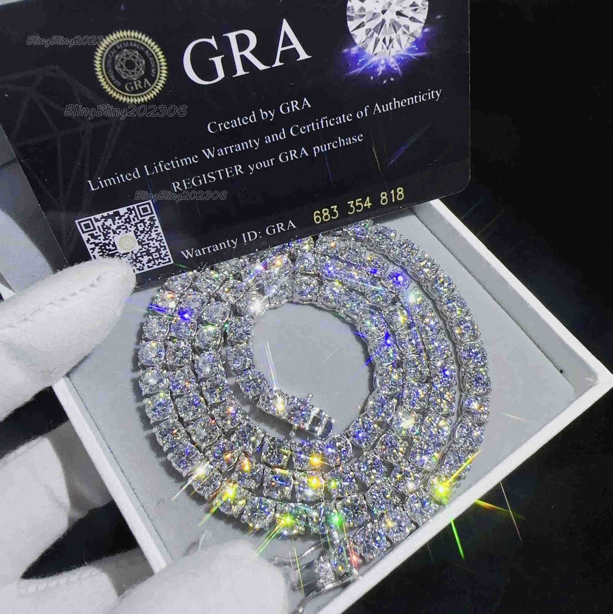 Fashion Jewelry Hip Hop Necklace Pass Diamond Tester 5mm Vvs Moissanite Iced Out Tennis Chain for Men Women
Fashion Jewelry Hip Hop Necklace Pass Diamond Tester 5mm Vvs Moissanite Iced Out Tennis Chain for Men Women