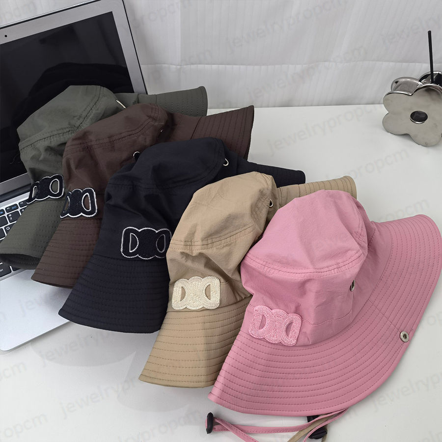 Designer Bucket Hats Fashion Climbing Hat Tether Adjustment Casual Travel Sun Caps for Woman Men 5 Colors, C3
Designer Bucket Hats Fashion Climbing Hat Tether Adjustment Casual Travel Sun Caps for Woman Men 5 Colors, C3