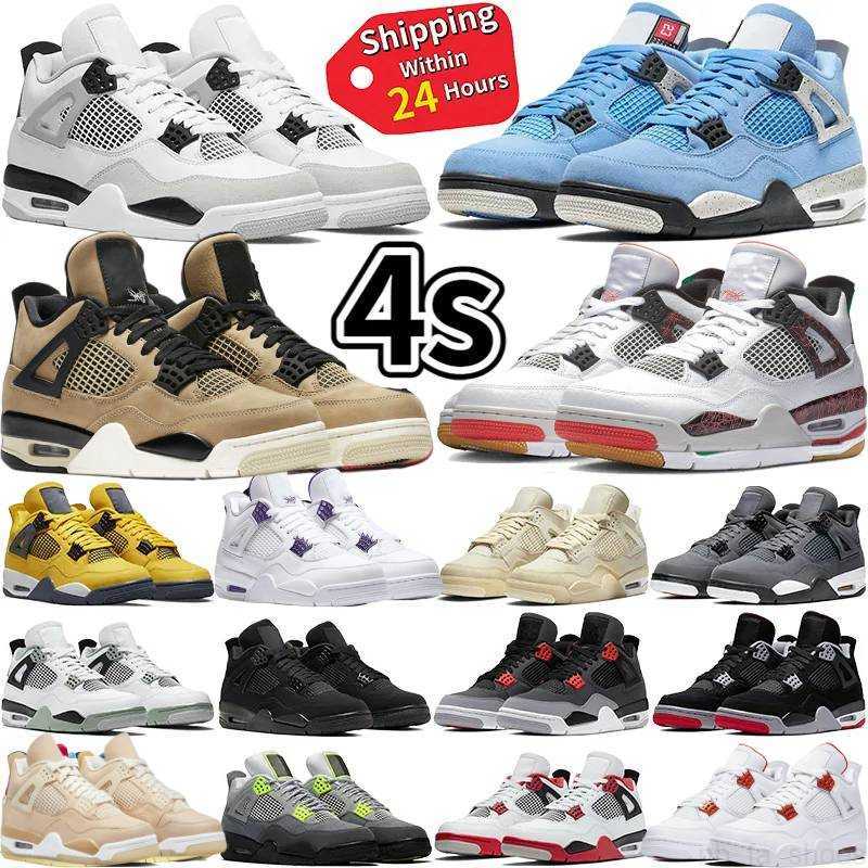 2023 Jumpman 4 4s Basketball Shoes University Blue Tech White Sail Cement Pure Money Red Thunder Pony Hair Guava ice Sneakers Women Trainers US 5.5-13, 32 
2023 Jumpman 4 4s Basketball Shoes University Blue Tech White Sail Cement Pure Money Red Thunder Pony Hair Guava ice Sneakers Women Trainers US 5.5-13, 32