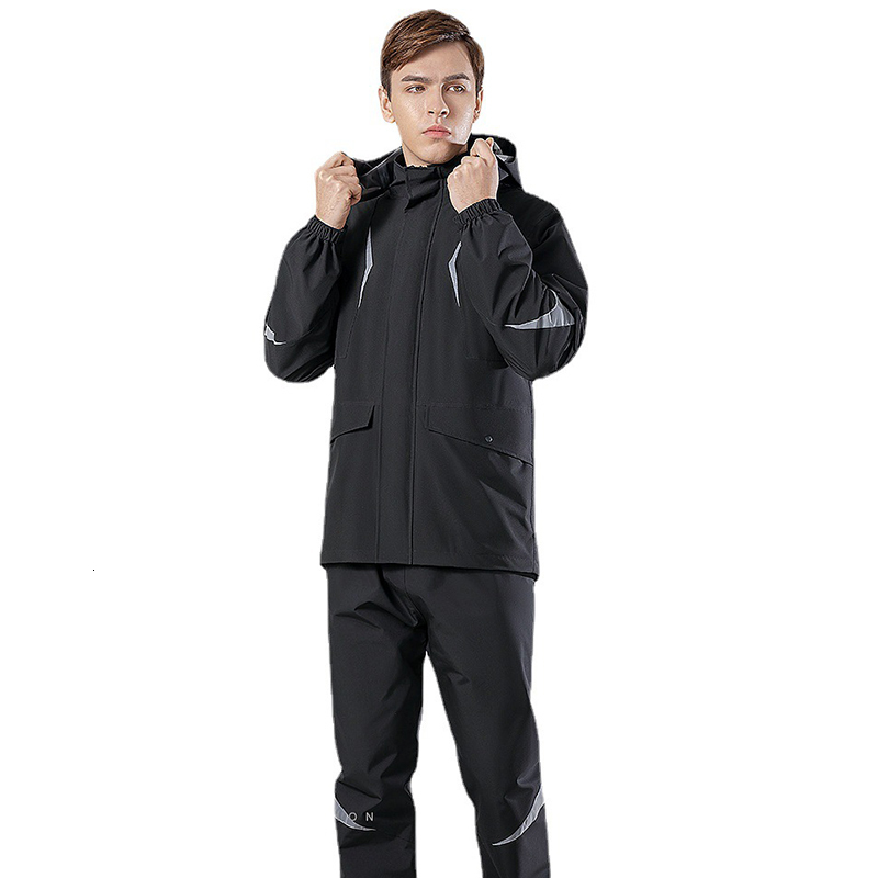 Raincoats Fashion Raincoat Impermeable Rain Coat Men Jacket Pants Suits Women Waterproof Poncho Hooded For Cycling Camping Hiking Fishing 230621