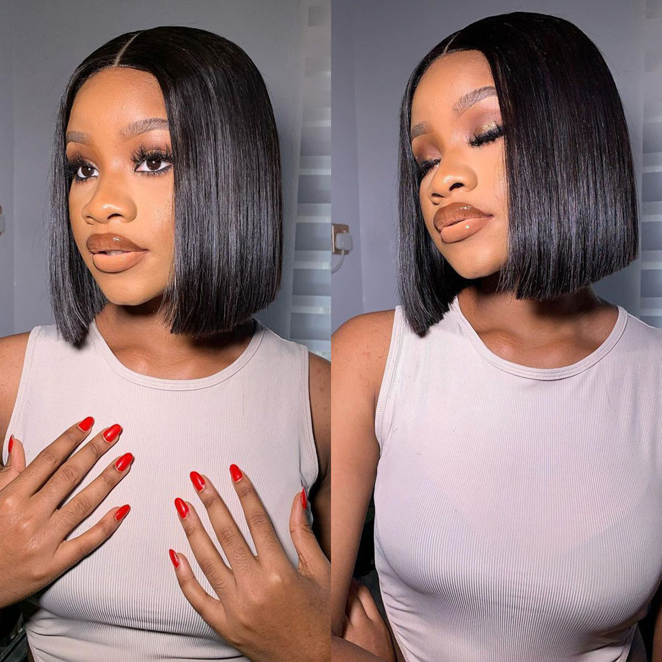HD Lace Closure Wig 13x4 Short Bob Wigs PrePlucked With Baby Hair Short Bob Straight Human Hair Wigs For Women, Natural color
HD Lace Closure Wig 13x4 Short Bob Wigs PrePlucked With Baby Hair Short Bob Straight Human Hair Wigs For Women, Natural color