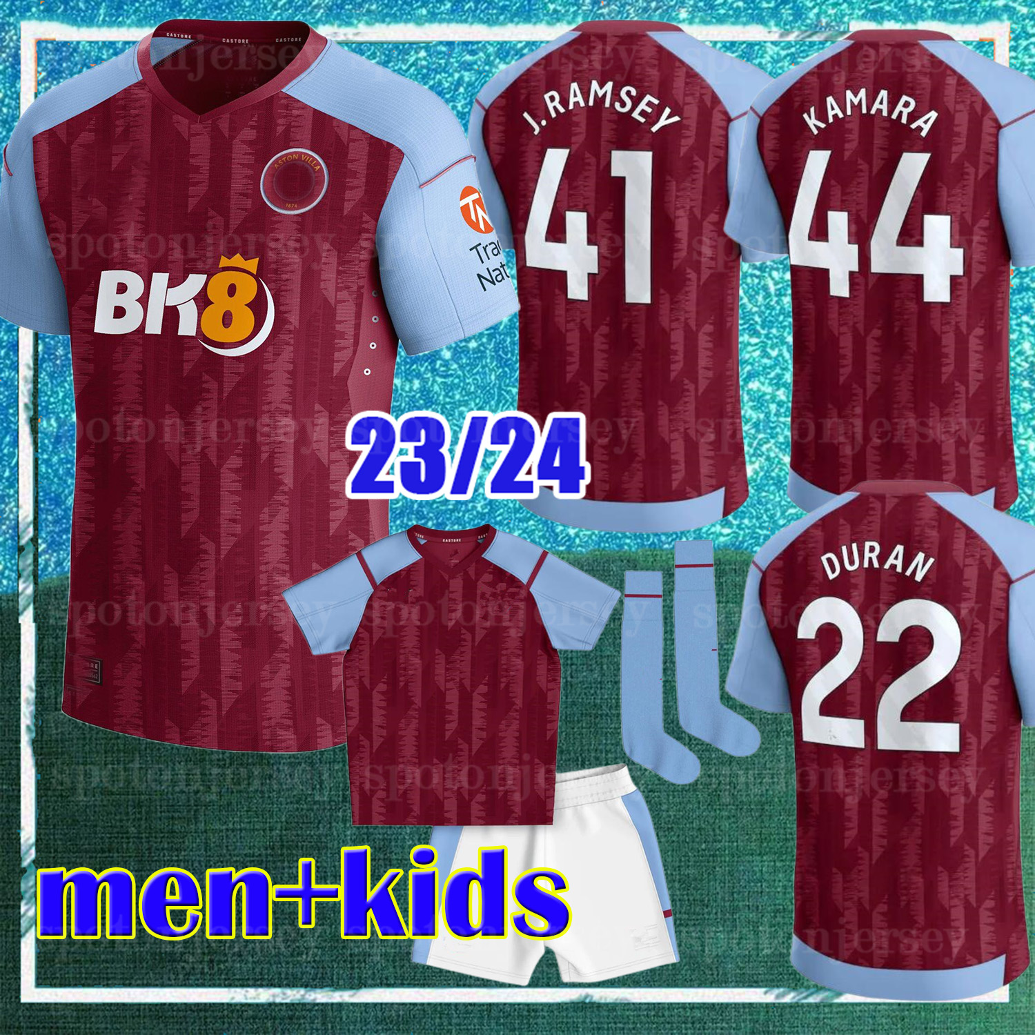 New 23 24 Aston villaES Soccer Jerseys KAMARA WATKINS BUENDIA 23 24 Home red Away black Third McGINN EL GHAZI DOUGLAS LUIZ MINGS KONSA CASH Football shirt men kids Tops, Home patch 1
New 23 24 Aston villaES Soccer Jerseys KAMARA WATKINS BUENDIA 23 24 Home red Away black Third McGINN EL GHAZI DOUGLAS LUIZ MINGS KONSA CASH Football shirt men kids Tops, Home patch 1