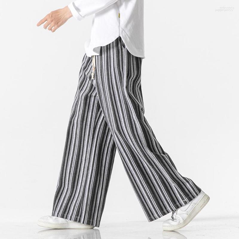 Ethnic Clothing Chinese Style Striped Wide-leg Pants Retro Fashion Traditional Large Size Casual Elastic Waist Straight-leg Men
Ethnic Clothing Chinese Style Striped Wide-leg Pants Retro Fashion Traditional Large Size Casual Elastic Waist Straight-leg Men
