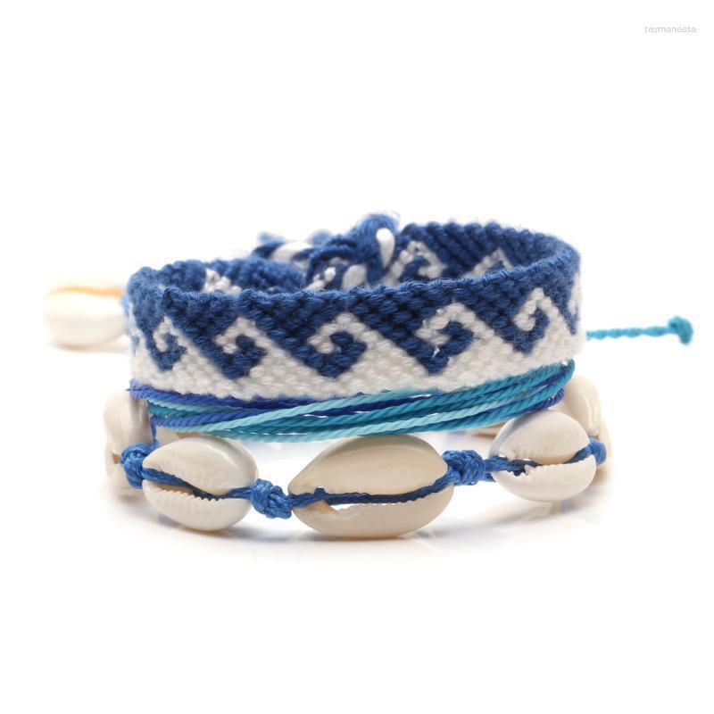 Charm Bracelets Bohemian Stack 3PC Set Blue Tide Wave Cowrie Seashells Multistring Macrame Friendship Bracelet Women Men Shells Thread Jewel
Charm Bracelets Bohemian Stack 3PC Set Blue Tide Wave Cowrie Seashells Multistring Macrame Friendship Bracelet Women Men Shells Thread Jewel