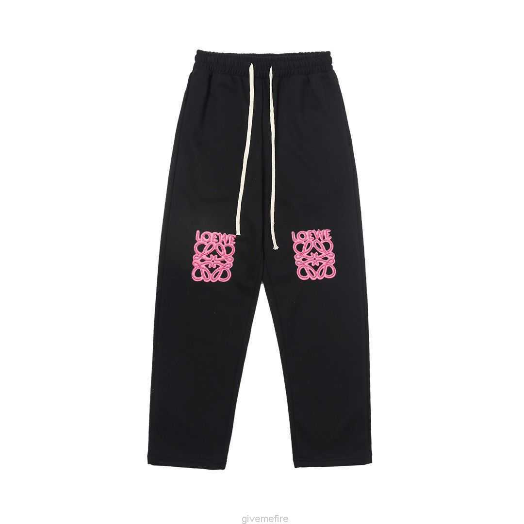 Designer Fashion Clothing Casual Pant Loewe Fluorescent Powder Double Label 2022fw New Embroidered Couple Casual Pants and Fashion Versatile Streetwear Jogger Tr, Beige 
Designer Fashion Clothing Casual Pant Loewe Fluorescent Powder Double Label 2022fw New Embroidered Couple Casual Pants and Fashion Versatile Streetwear Jogger Tr, Beige