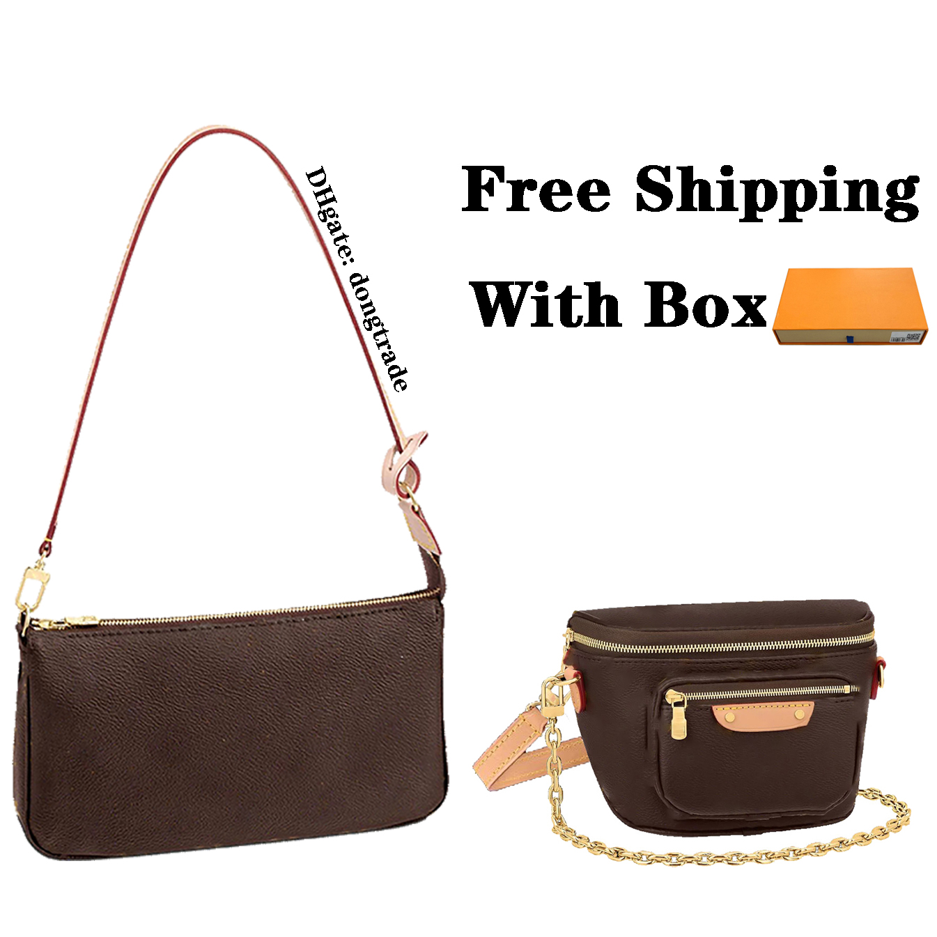 Women Luxury Designer Bags Shoulder Bag Mini Nano Handbags Pochette Accessories Crossbody Wallet Purses Card Holder Messenger Purse Handbag Dongtrade, #dx01
Women Luxury Designer Bags Shoulder Bag Mini Nano Handbags Pochette Accessories Crossbody Wallet Purses Card Holder Messenger Purse Handbag Dongtrade, #dx01