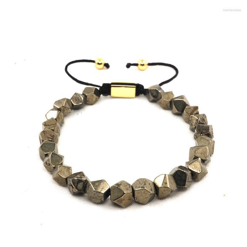 Charm Bracelets Natur Stone Squared Collection - Faceted Iron Pyrite Bead Bracelet For Man Woman Jewelri GiftCharm Raym22
Charm Bracelets Natur Stone Squared Collection - Faceted Iron Pyrite Bead Bracelet For Man Woman Jewelri GiftCharm Raym22